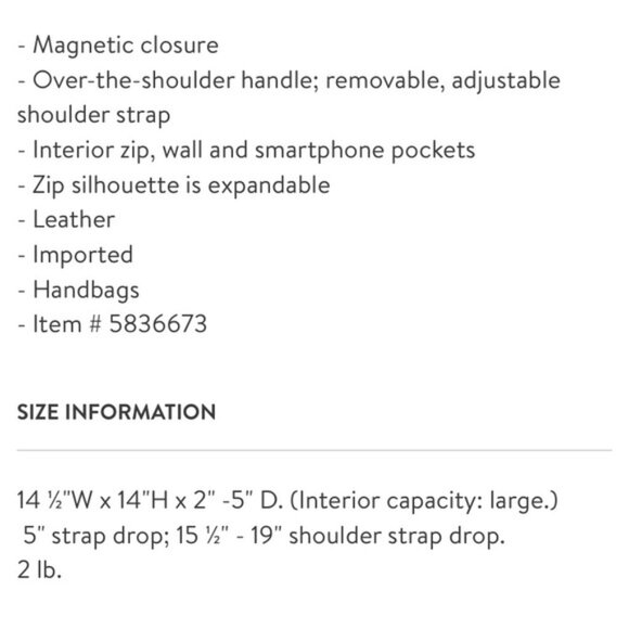 NWT Rebecca Minkoff Jody Convertible Hobo - Picture 5 of 5